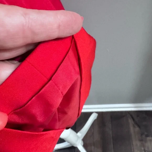 NWT Moi Red Sleeveless Sheath Dress Square Neck Mini. Size M - Picture 5 of 6